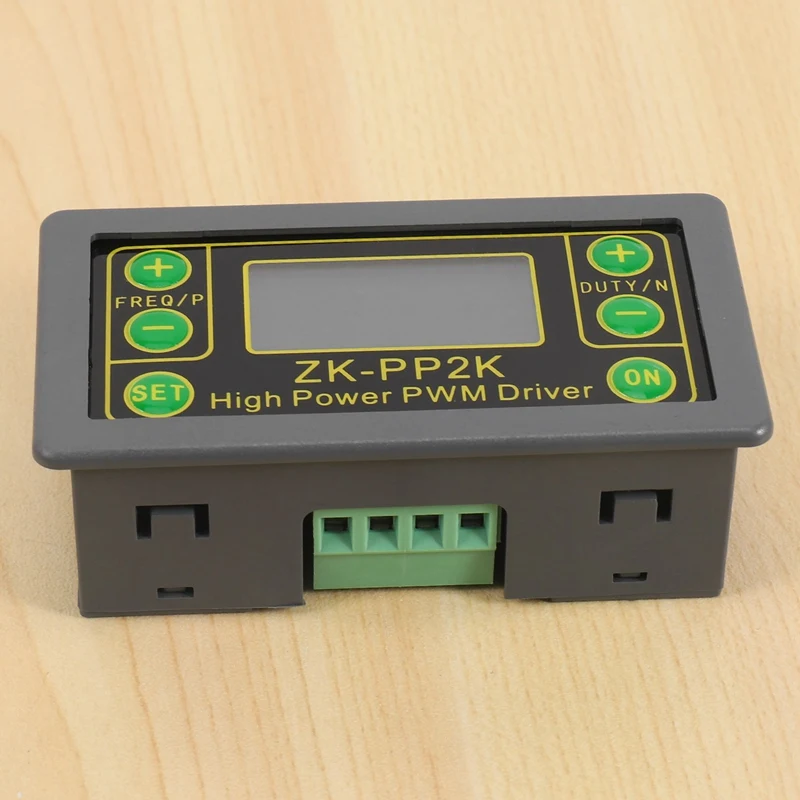 ZK-PP2K PWM 모터 속도 컨트롤러 레귤레이터, 조절식 LED 조광기 펄스 주파수 듀티비, DC 3.3-30V, 12V, 24V, 8A, 150W