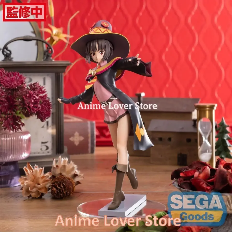 KonoSuba - Figura Di Megumin In PVC, Modello Da Collezione 20 Cm Con Testa Snodabile, Decorazione Da Scrivania, Regalo Per Otaku