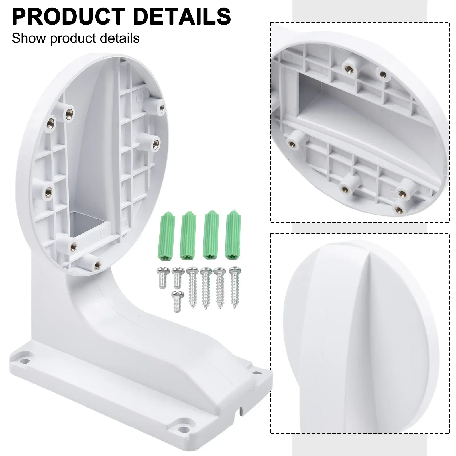 Home Office Dome Camera Bracket For Hikvision DS-1258ZJ Bracket Wall Mount For IP Dome Camera DS-2CD2132-I camera holder,camera holder stand,security camera stand,security camera bracket,security wall mount bracket,security camera mount,camera mounting base,camera mount panel