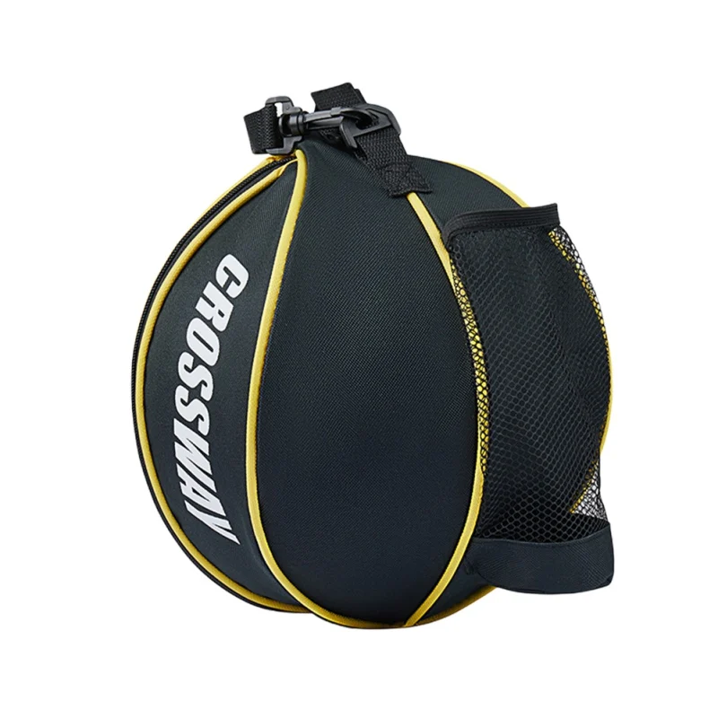 Adjustable Shoulder Sports Ball Carrier Bag with Mesh Pockets