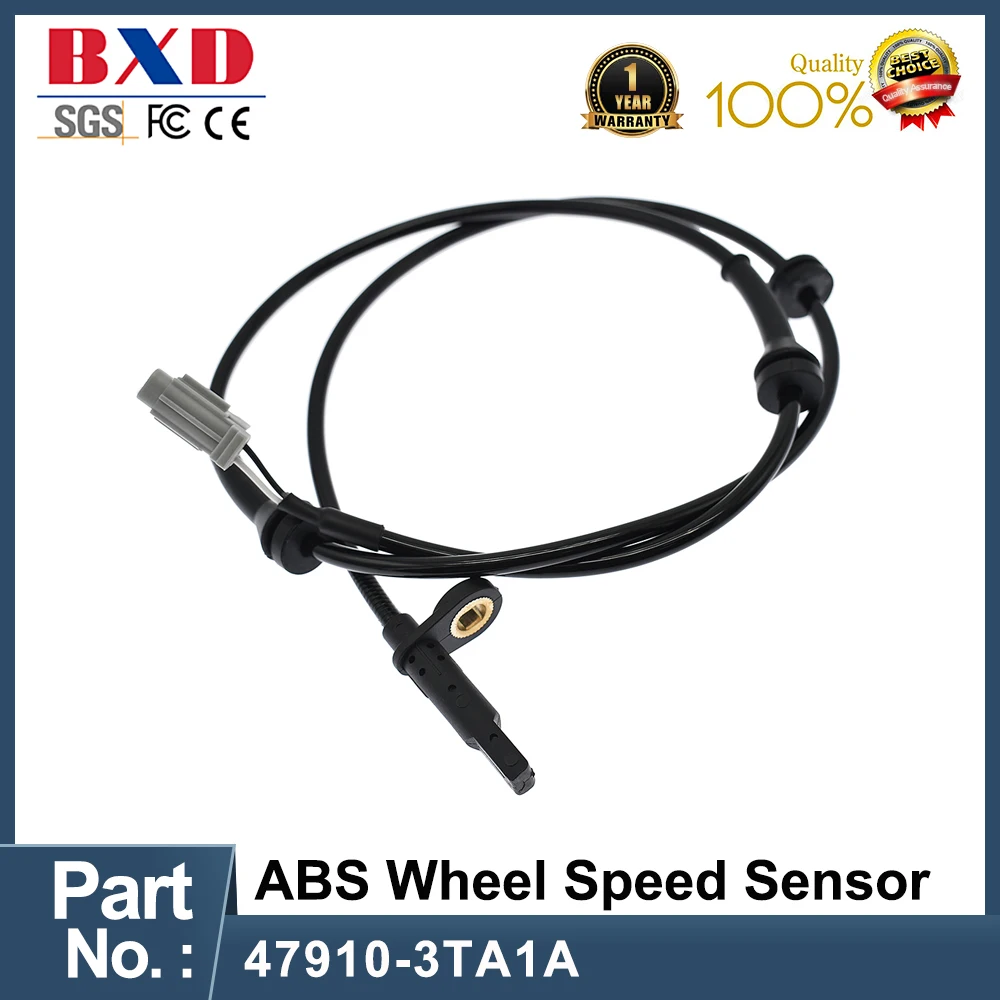 

1PCS 47910-3TA1A New ABS Wheel Speed Sensor Front Left Or Right For Nissan 13-18 Altima 16-20 Maxima Seineca