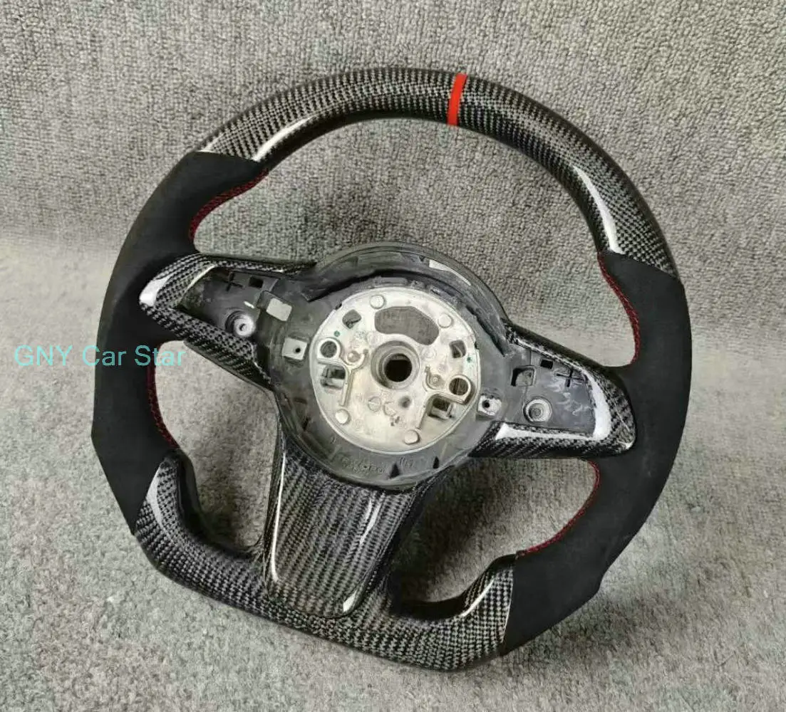 BMW Z4 E89 2009-2016용 D형 카본 파이버 가죽 스포츠 스티어링 휠