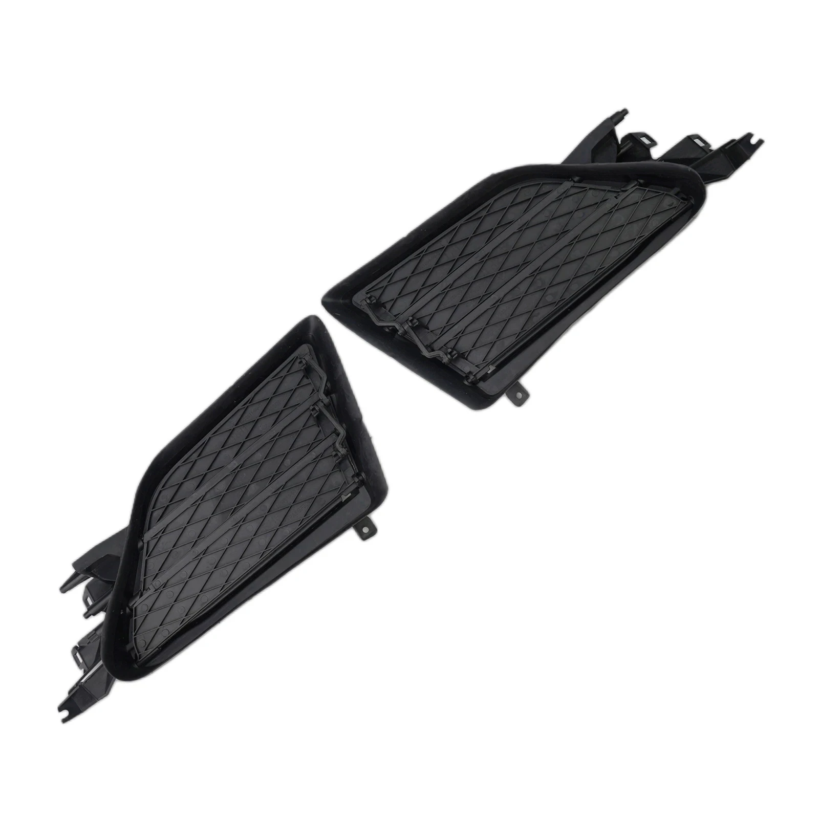 For Tesla Model S car fog light frame-Fog Light Frame Car Front Left Right Air Shutter Active Grill Shell 1057851-00-J 1058007-00-J 1Pcs