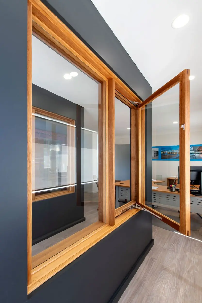 Double Glazed Aluminum Hurricane Impact Windows Open Out Soundproof Glass Windows Energy Efficient Casement Window for Sale