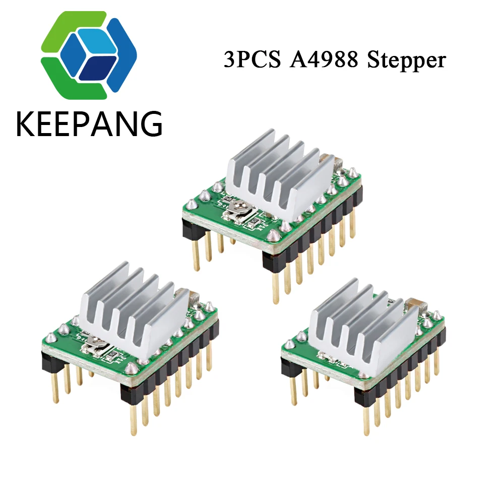 3pcs-High-Quality-A4988-Stepper-Motor-Driver-with-Heatsink-for-3D ...
