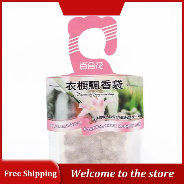 5packs Natural Fragrances Hanging Spices Bag Wardrobe Deodorizing Paper Sachets Aromatherapy Bag Cabinet Air Fresheners