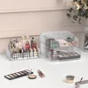 Transparent Diamond Makeup Organizer Case Luxury Drawer Cosmetic Storage Box Acrylic Lipstick Container Vanity Dresser Organizer 4