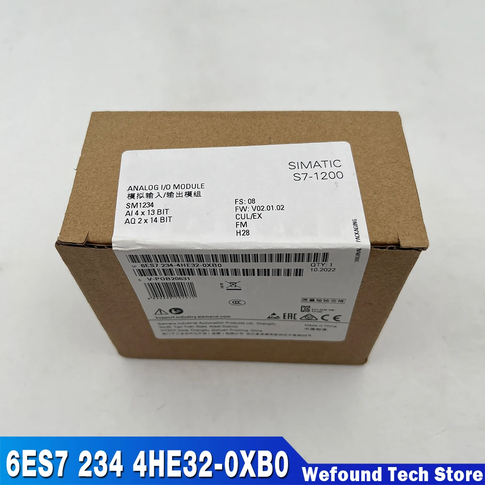 Per Modulo Analogico Siemens Plc S7-1200 6 Es7 234 4He32-0Xb0