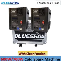 Blueshow 1 Cold Spark Machine 700w Ti Powder Dmx Fountain Sparkular Stage Wedding Party Christmas Stage Light Sparkler Sink 1