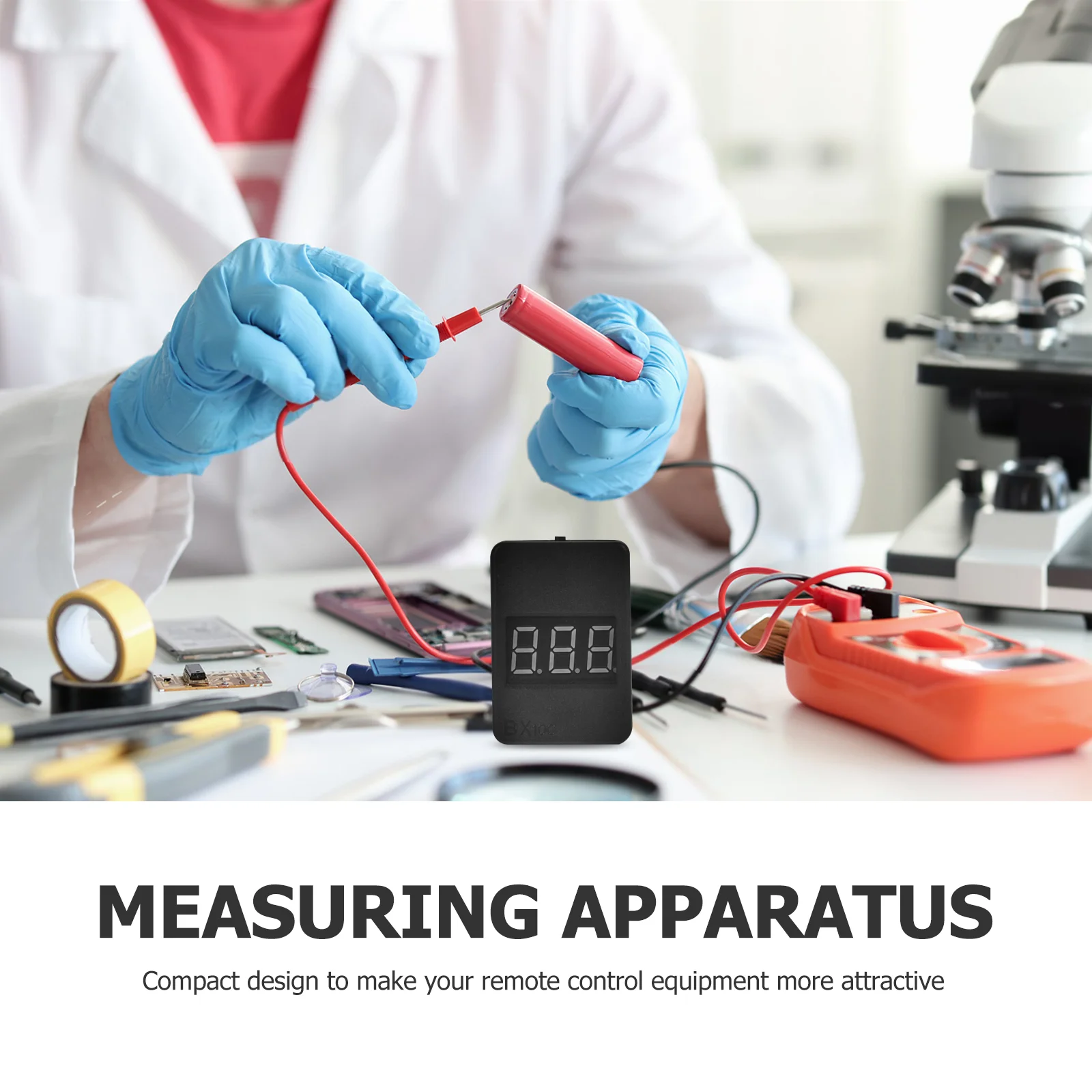 Low Voltage Alarm Batteries Monitor Stand Testing Device Lithium Plastic Portable