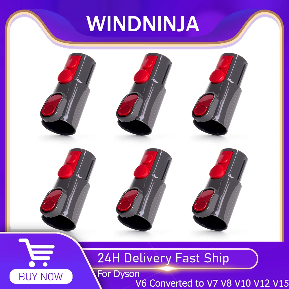 10pc Connector Adapter for Dyson Vacuum Cleaner V6 Converted to V7 V8 V10 V12 V15 Sweeper For Household Cleaning Accessories