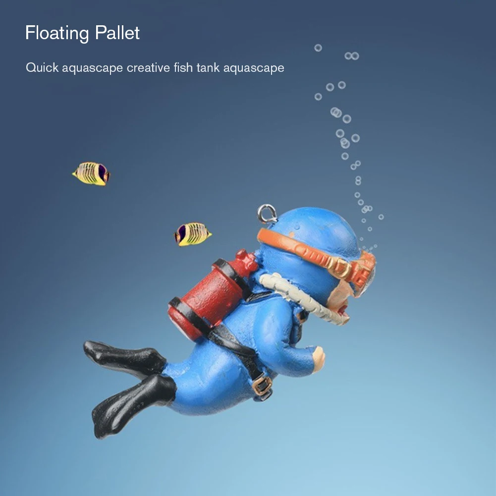 Miniature Diver Figure Diving Model Action Figure Miniature Sea Animal Model Ornaments Aquarium Decor Fish Tank Figurine Decor fish tank ornaments,fish tank decorations,aquarium ornaments