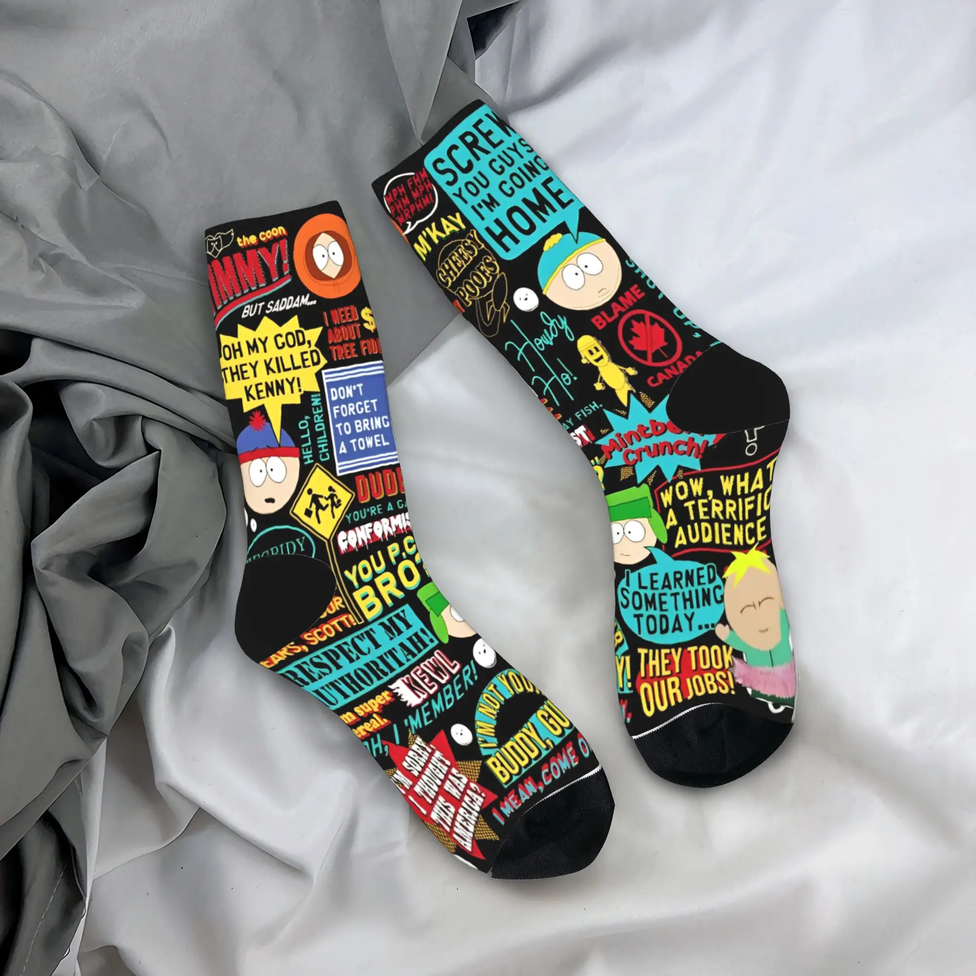 Cozy & Comical Unisex Winter Socks - Anti-Slip Gift Edition