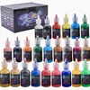 JIZHOU Airbrush Paint Set 24 Colors (30 ml/1 oz) Water-Based Acrylic Paint Kit for Hobbyist and Artists Ready to Spray Opaque 1