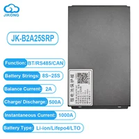 JK BMS JK-B2A25SRP SMART BMS 2A Active Balance 8S~25S 1000A Bluetooth RS485 CAN for LiFePo4 Li-ion LTO Camping RV Backup Battery 1