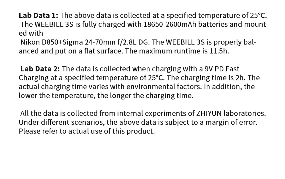 ZHIYUN Weebill 3S Camera Gimbal Stabilizer 3-Axis Handheld Built-in LED Fill Lig