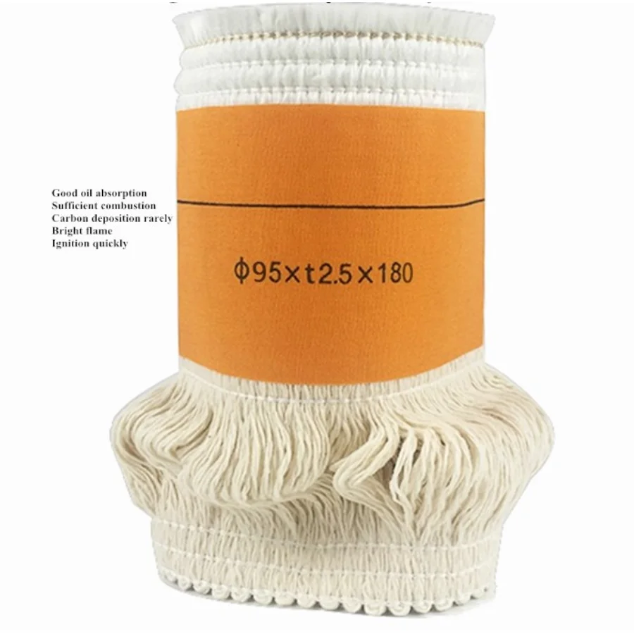 Outdoor Camping Kerosene Stove Core Home Heating Stove Core Cotton Fiberglass Wick 100%Cotton Heaters Wick 65/75/85/95/120mm