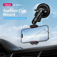 Ulanzi Go-Quick II Suction Cup Mount Magnetic Quick-Release for Action Camera Smartphone with 360° Ballhead for Tile Glass Door 1