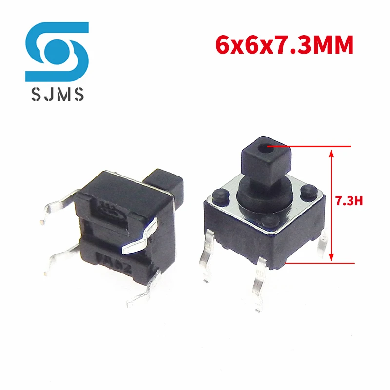 200 Interruttori Tact Button 6x6x5mm - PCB Momentary Switch SPST, 4 Pin, Per Elettronica - Foto 7