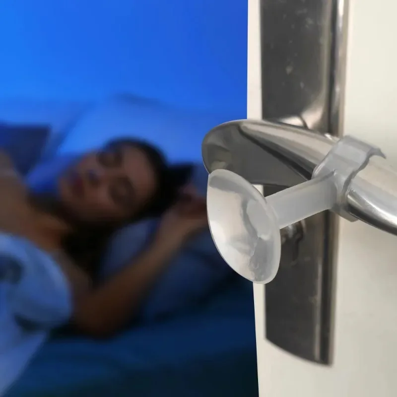 1-10Pcs Silicone Door Stops Transparent Door Handle er Baby Safety Shockproof Pads Wall Furniture Protective Home Stop