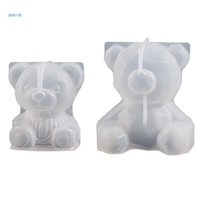 Милый медведь ароматическая форма для свечи Медведь эпоксидная форма для мыла держатель для телефона силиконовая форма