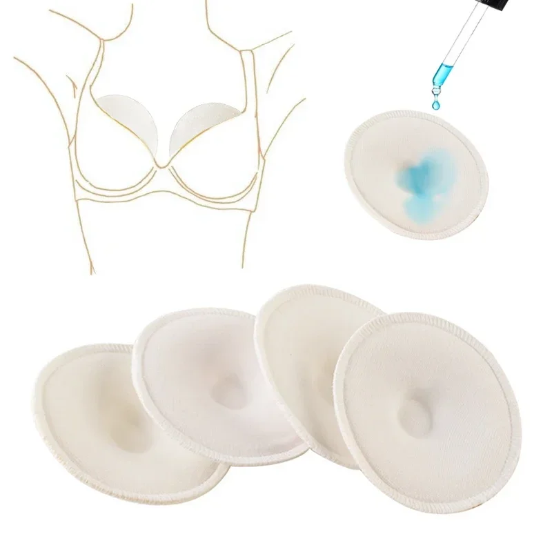2/4Pcs Breast Pads Anti-overflow Maternity Nursing Pad Baby Feeding Breastfeeding Washable Breathable Absorbency Mom Necessary breast pads milk pads