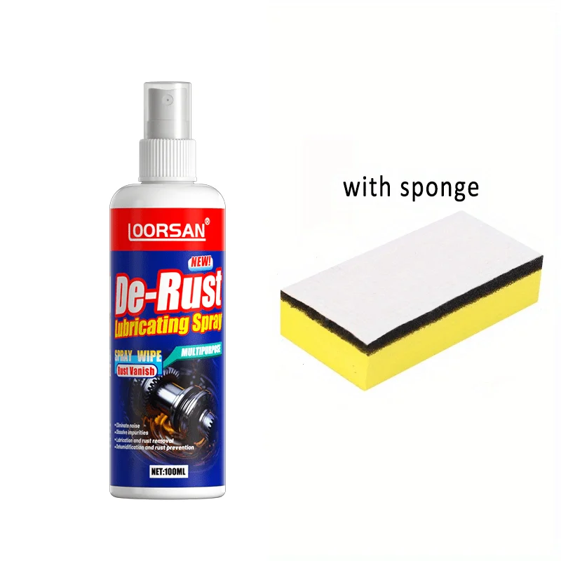 Rust Remover Spray - 100ml Extreme Rust Stain & Dirt Cleaner for Smooth, Reliable Performance on Car Wheels & Metal Surfaces - 6