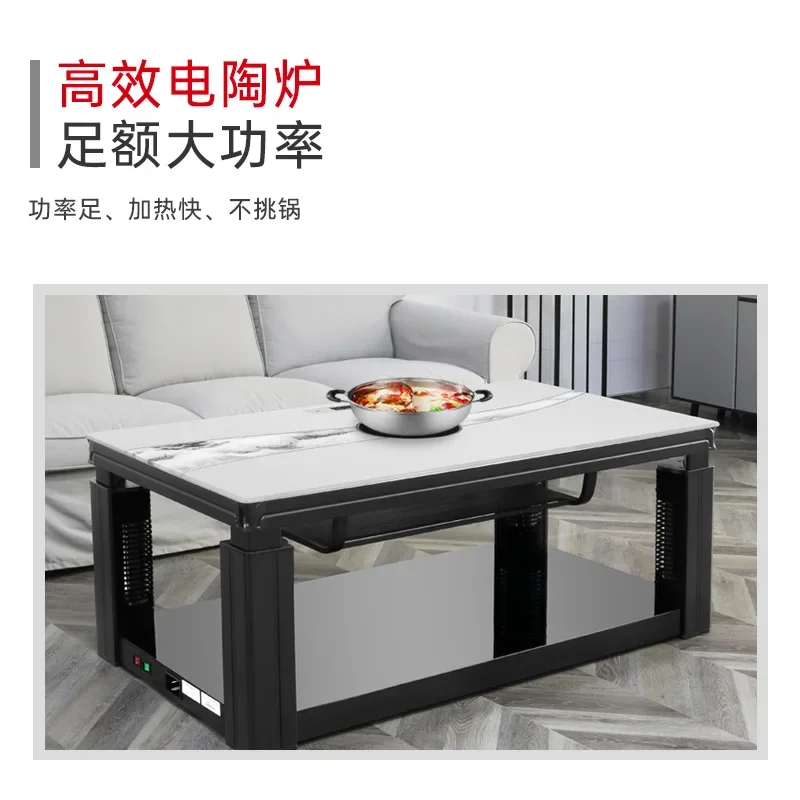 

Yijun Elevated Electric Heating Tea Table Elevated Heating Tea Table Top Ten Brands 2023 New Heating Table Authentic