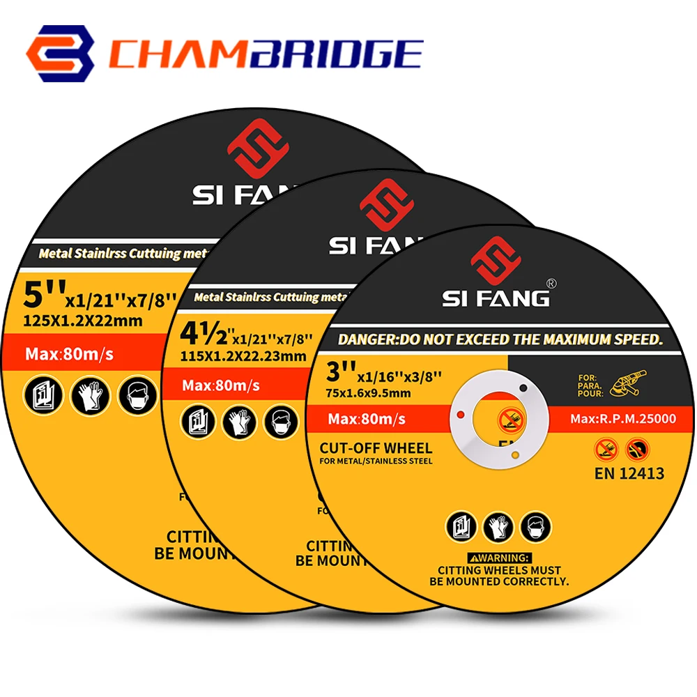 75/115/125mm Metal Cutting Discs 3/4.5/5 inch Stainless Steel Cut Off Wheels Flap Sanding Grinding Discs Angle Grinder Wheel 125mm resin cutting disc cut off wheels flap sanding grinding discs angle grinder wheel for metal iron thickness 1 6mm 1 40pcs