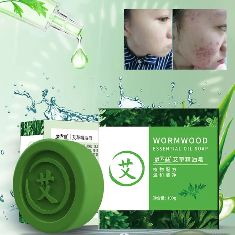 Wormwood Soap Sea Salt To Kill Mites Cleansing Decontamination Bamboo