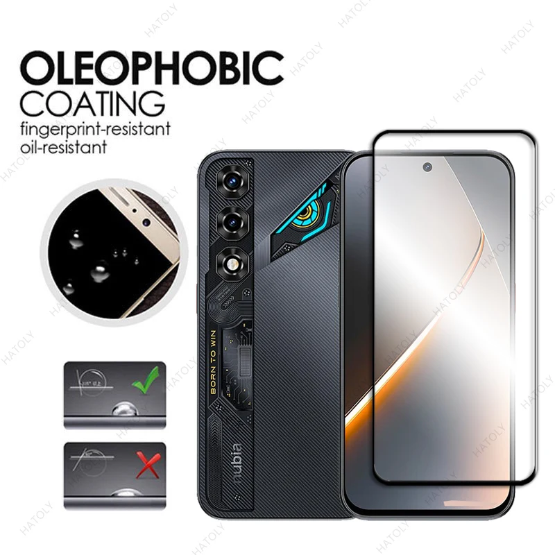 ZTE nubia Neo 5 Glass Screen Protector with Black Edge - Enhanced Screen and Camera Lens Protection