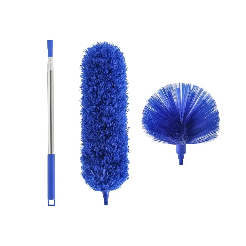 Telescopic Washable Duster 250 cm Multifunctional Microfibre Brush Gap Mop for Spider Web Remover Dust Cleaning