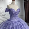 JANCEMBER Romantic Quinceanera Dresses 2024 Ball Gown Lace Flowers Purple Sweetheart Beading DY9946 robe de demoiselle d'honneur 5