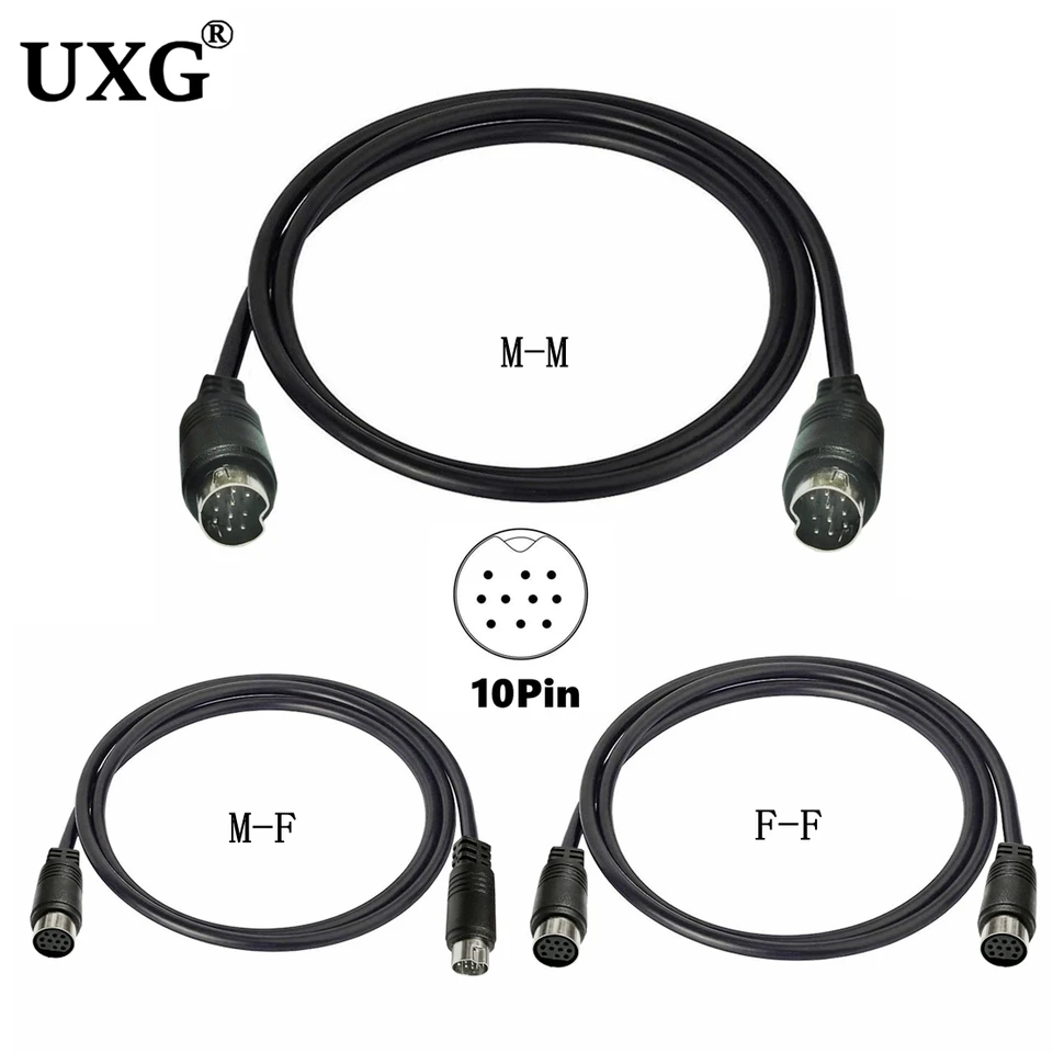 S-Video Y Splitter Cable - 8-Pin DIN Male to 2 Female 20 Inch