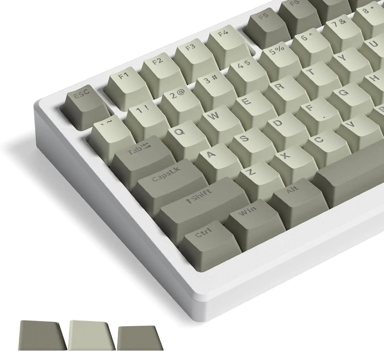 Tiro Dobro Pbt Keycaps do Perfil do Oem 166 Chaves Brilham Através de Keycaps Teclado Mecânico do Jogo Cereja Gateron Interruptores do mx o - Imagem 5