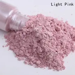 Purple Natural Mica Powder Pigments for DIY Art and Crafts - 25ml Shimmering Resin and Nail Gel Enhancer (Light Pink)