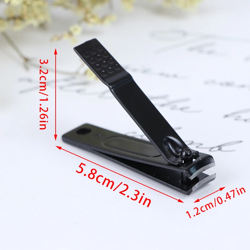 1PC Professional Black Stainless Steel TOE Nail Cutter Nails Trimmer Clipper Machine toe nail clipper nail clippers