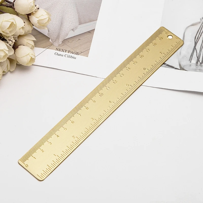 휴대용 직선 눈금자 20cm, 학교 사무용품 플래너, 학생 액세서리