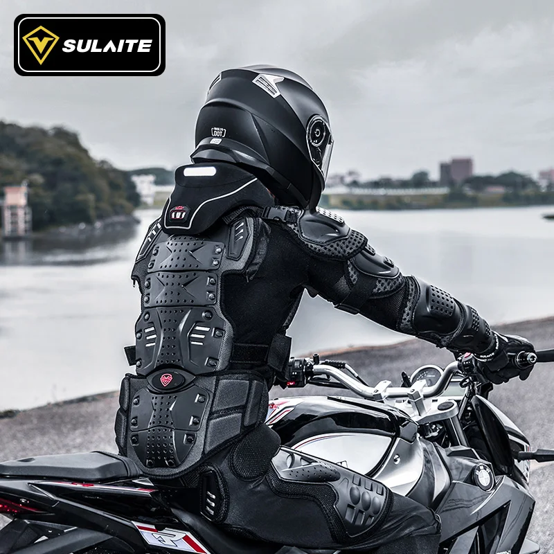 SULAITE – veste de Protection complète pour Moto, équipement de Protection  pour homme, équipement pour Motocross, course d'endurance