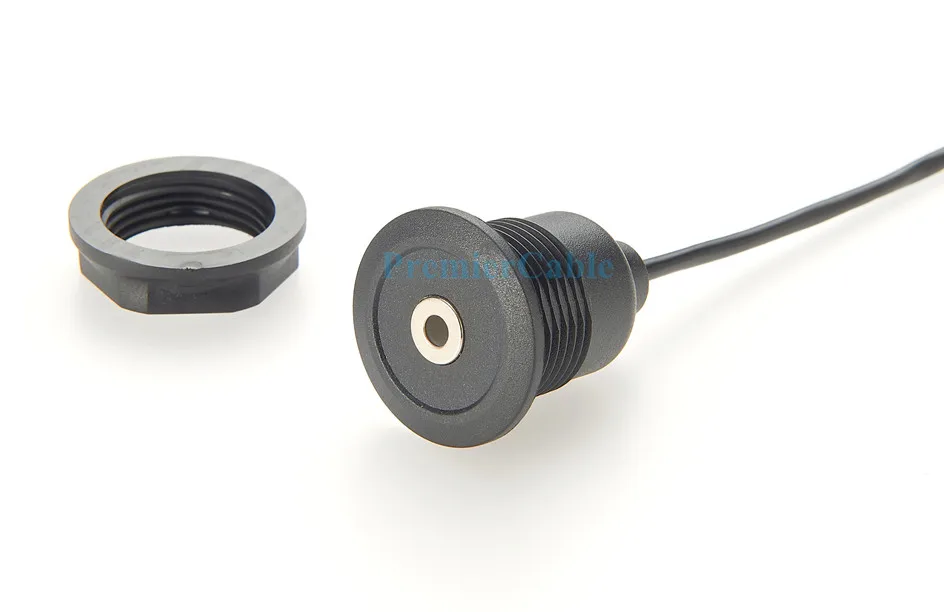 3,5mm 1/8 Zoll AUX Stecker auf Buchse Verlängerungskabel Rundes Einbau-Stereo-Audiokabel für Auto, LKW, Kopfhörer – Detail 5