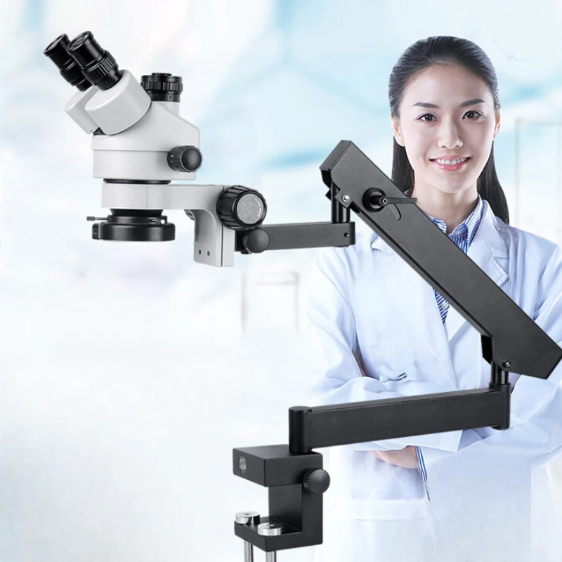 

Professional Surgical Practice Stereoscopic Microscopy Three Eyes Rocker Arm Universal Bracelet High Definition Oral Dental