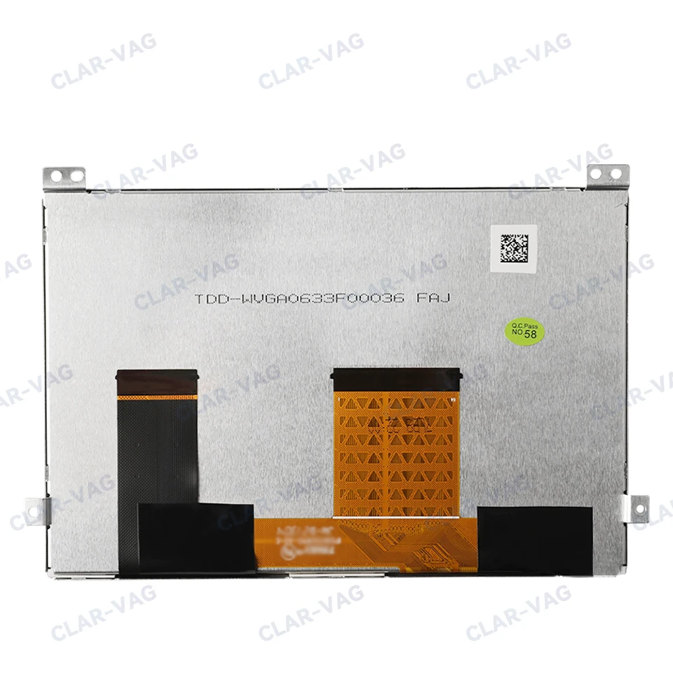 차량용 내비게이션 라디오 스크린 어셈블리, OEM TDO-WVGA0633F00039, 6.5 인치 터치 스크린 디스플레이, VW MIB 200 682, WVGA0633F00045