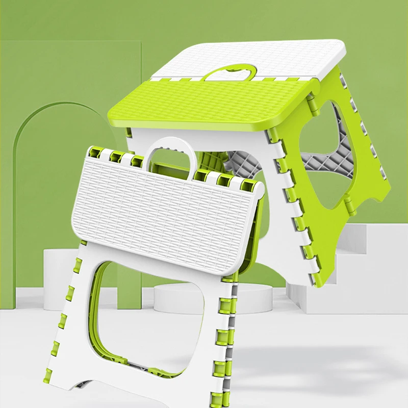 Plastic Folding Stool Outdoor Stools Household Stool Easy To Carry Fishing Chair Compact Stable Comfortable Camping Stools