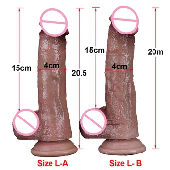 Silicone Large Dildo Realistic With Suction Cup Penis Dildo G Spot  Female Vagina Masturbation Sex Products Adult Toys For Woman 4