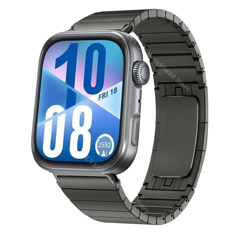 سوار معدني فاخر لساعة Huawei Watch Fit 4/Fit 4 Pro...