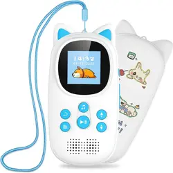 Cartoon - Themed 32GB Bluetooth 5.0 Kids' MP3 Player with Built - in Speaker and Expandable Storage - 32 GB (Blue)