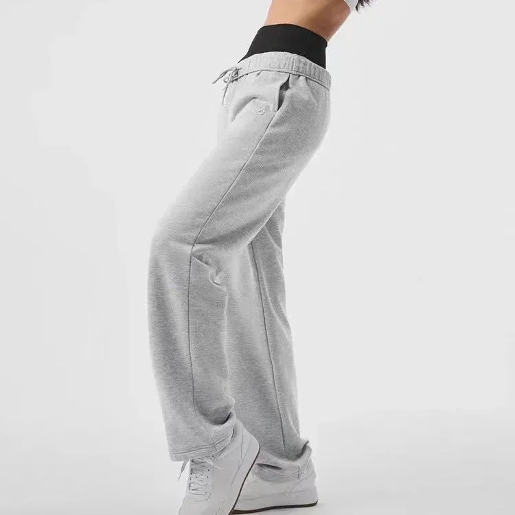 AL Round Neck Goddess Yoga Autumn/Winter Neutral Sportswear Fashion Casual Solid Color Long Sleeve Top Comfortable Sweatshirt 2