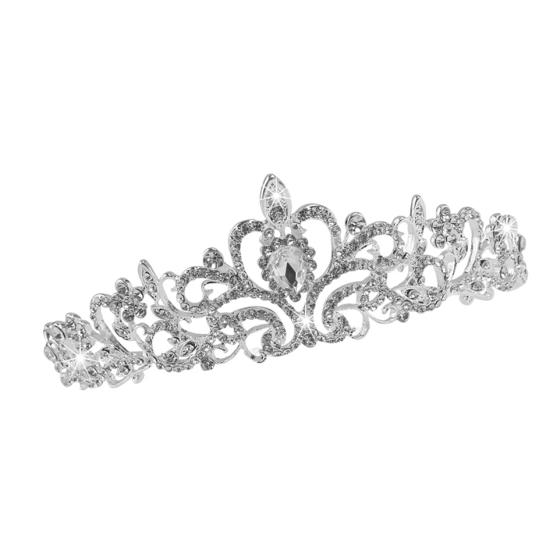 Description Picture 2 of itemRhinestone Wedding Bridal Tiaras and Crowns Prom Wedding Tiara Headband for and ( Silver )
