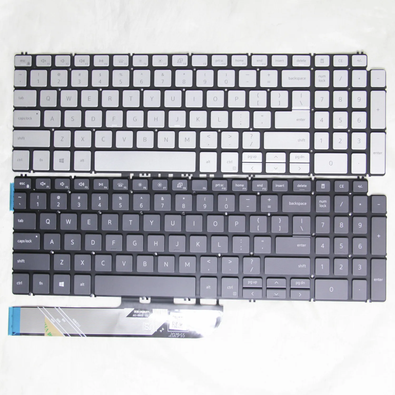 Teclado dos Eua para Dell G15 5510 5520 5525 5511 5505 5515 15pro5518 Inspiron 7500 7501 Vostro 3500 3501 5501 5502 Latitude 3510 - Imagem 4