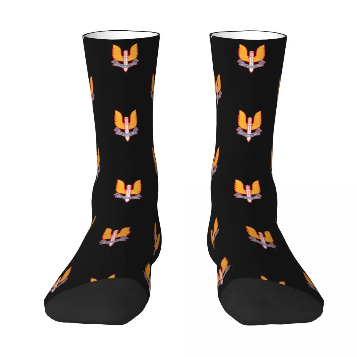 

British SAS Socks Harajuku Sweat Absorbing Stockings All Season Long Socks Accessories for Man's Woman's Gifts